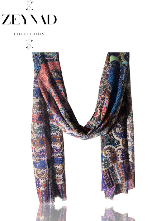 Mixed End String Design Hijab