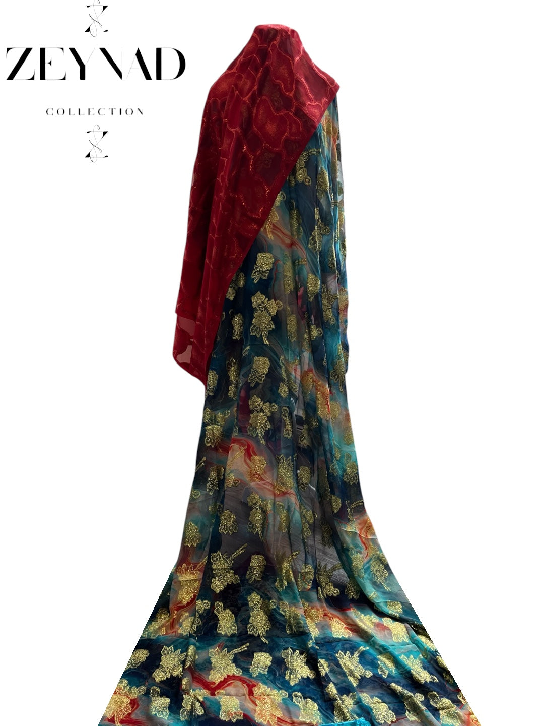 Tropical midnight red & blue ZEYNAD Fransawi Dirac set