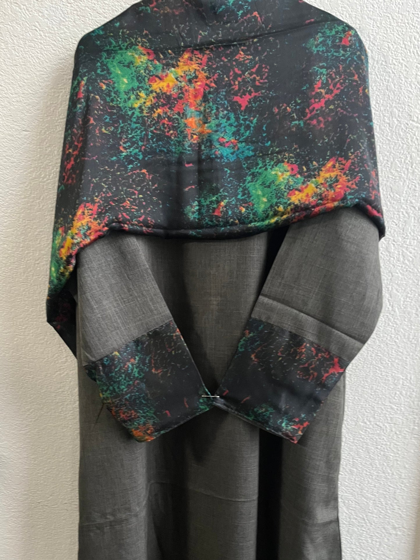 Space matching dress & hijab set