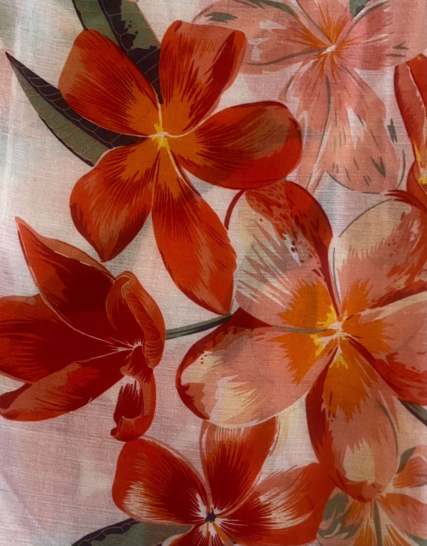 Light Fruit Floral Modal Hijab