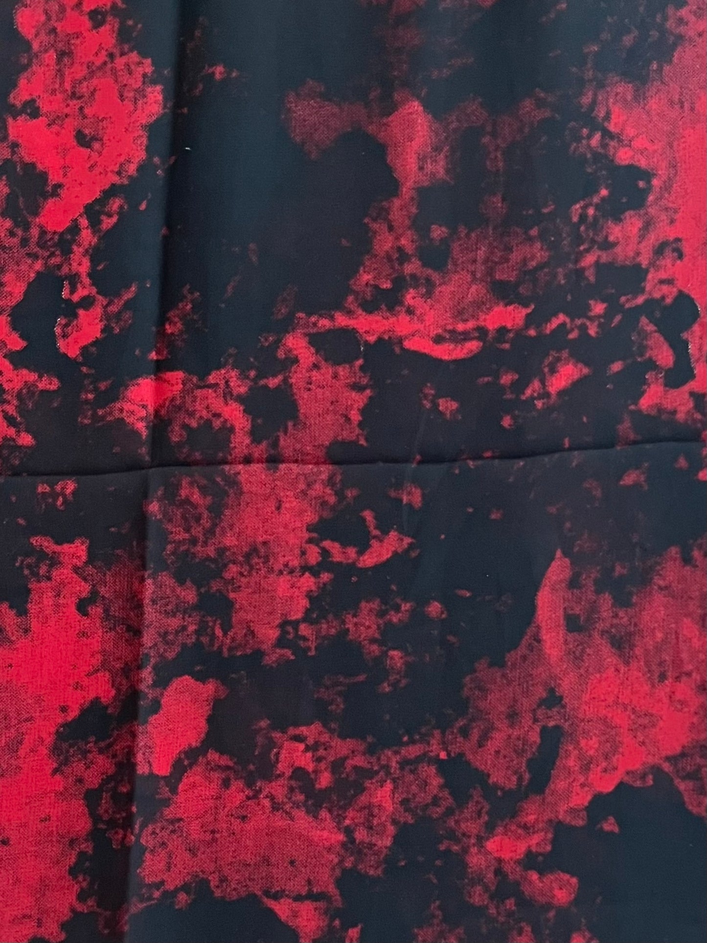 Essential night-red fall chiffon hijab