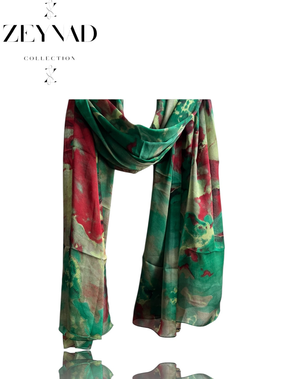 Vivid green camo ZEYNAD print
