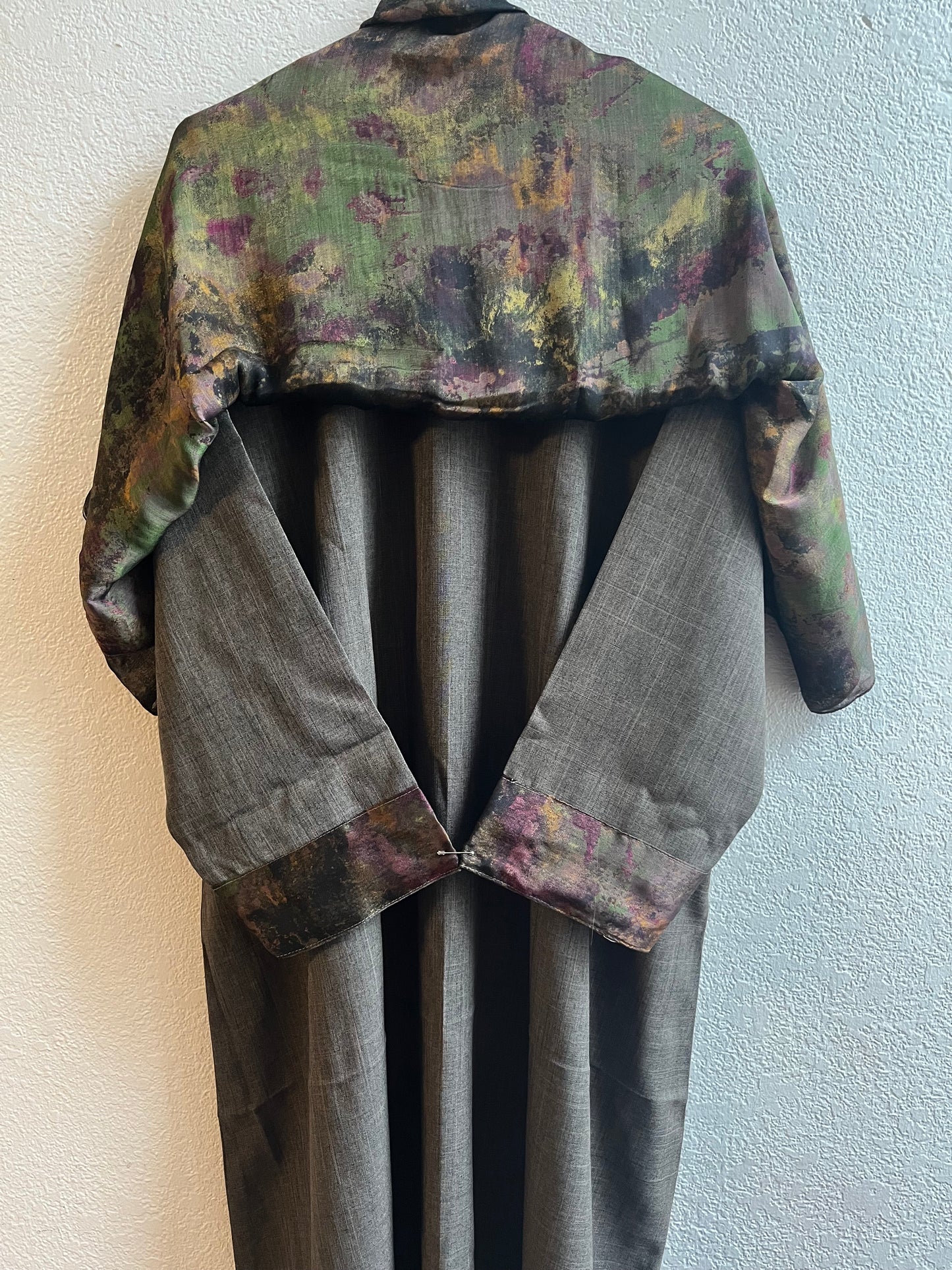 Navy Green & Forest matching dress & hijab set