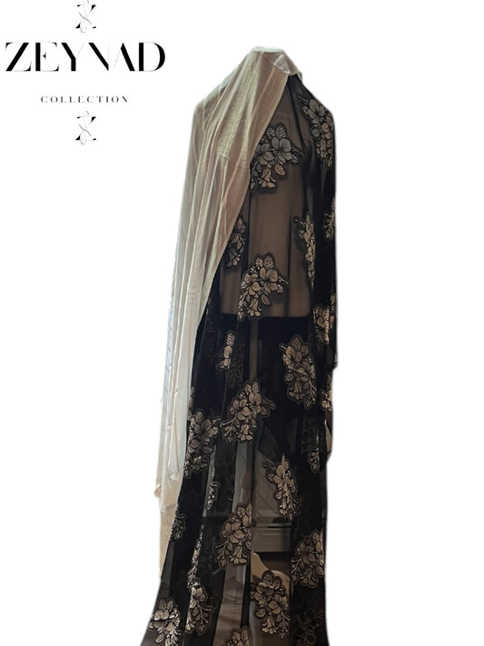 White & Black Flower Dirac