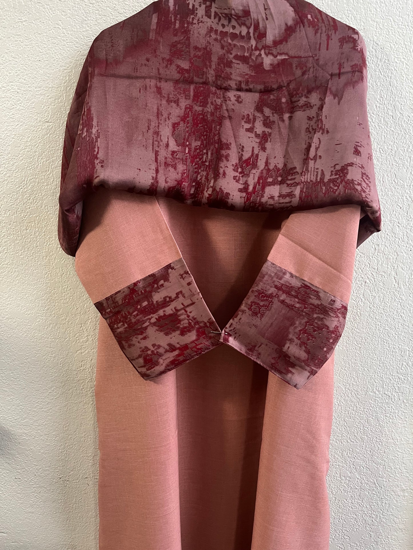 Pink camo matching dress & hijab set