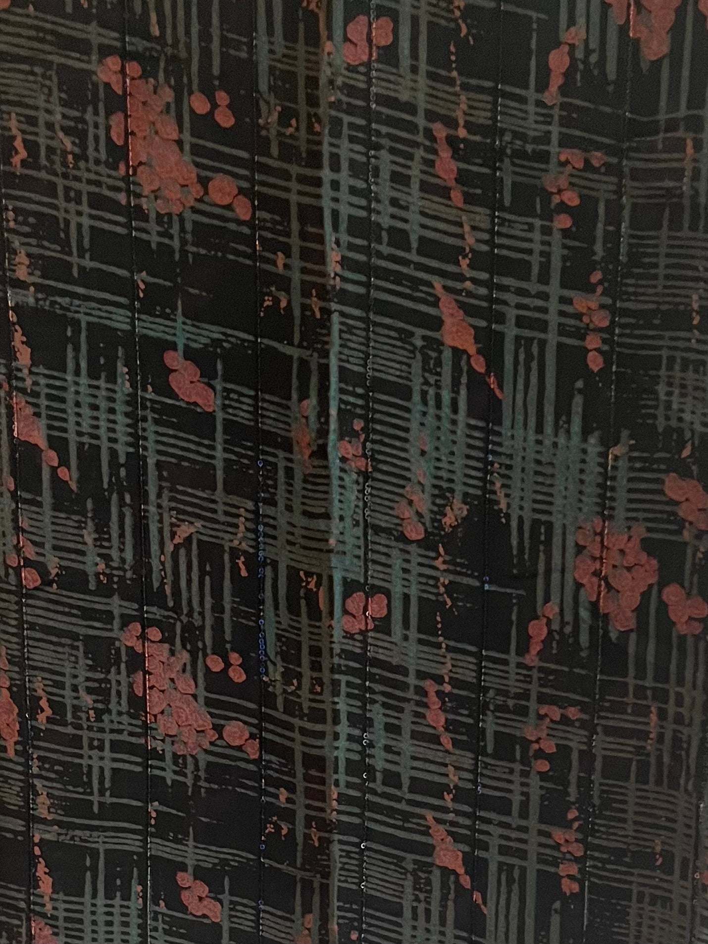Sable teal lined chiffon hijab