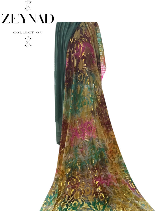 Fransawi green-colored traditional Dirac