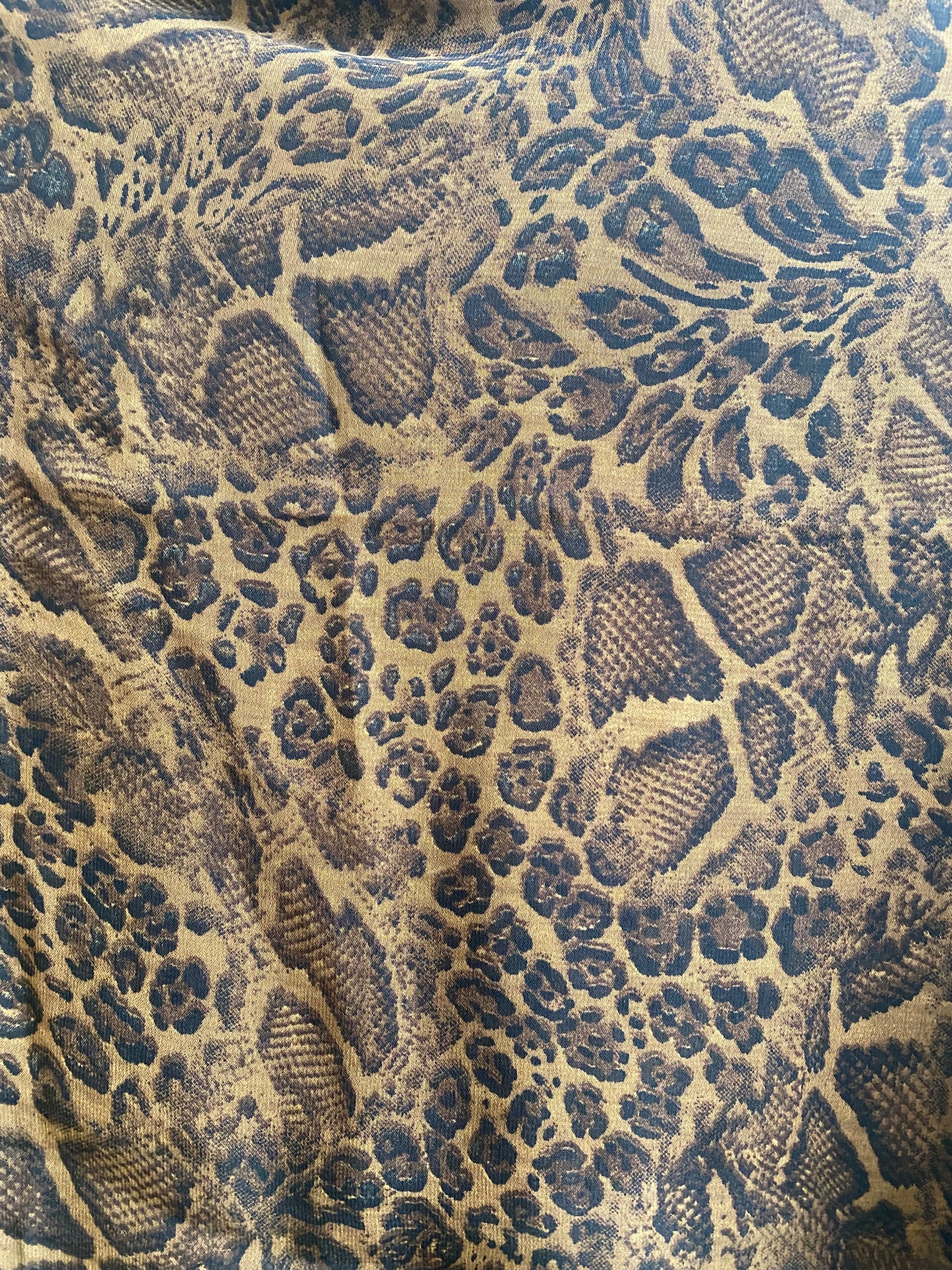 Green Cheetah matching dress & hijab set