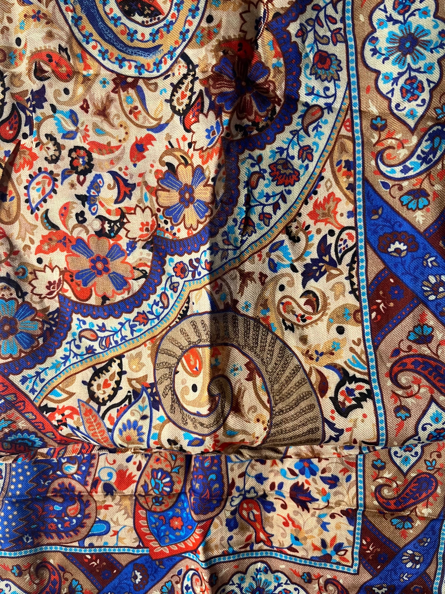 Multicolor Design End String Hijab