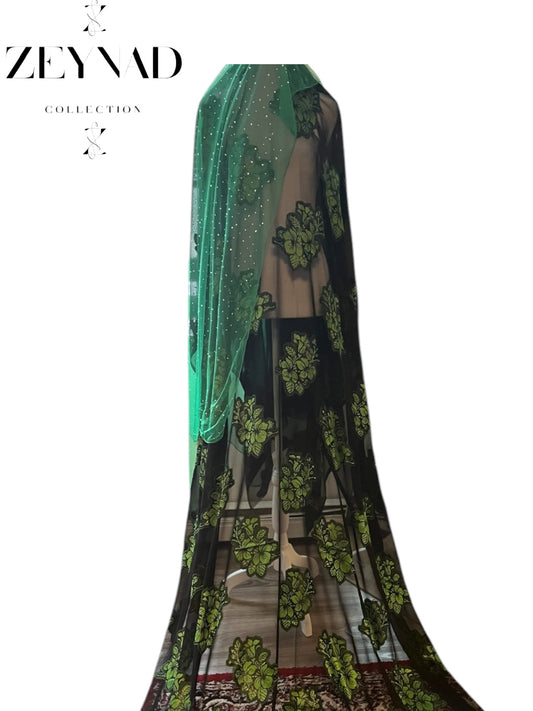 Lime green & black Dirac