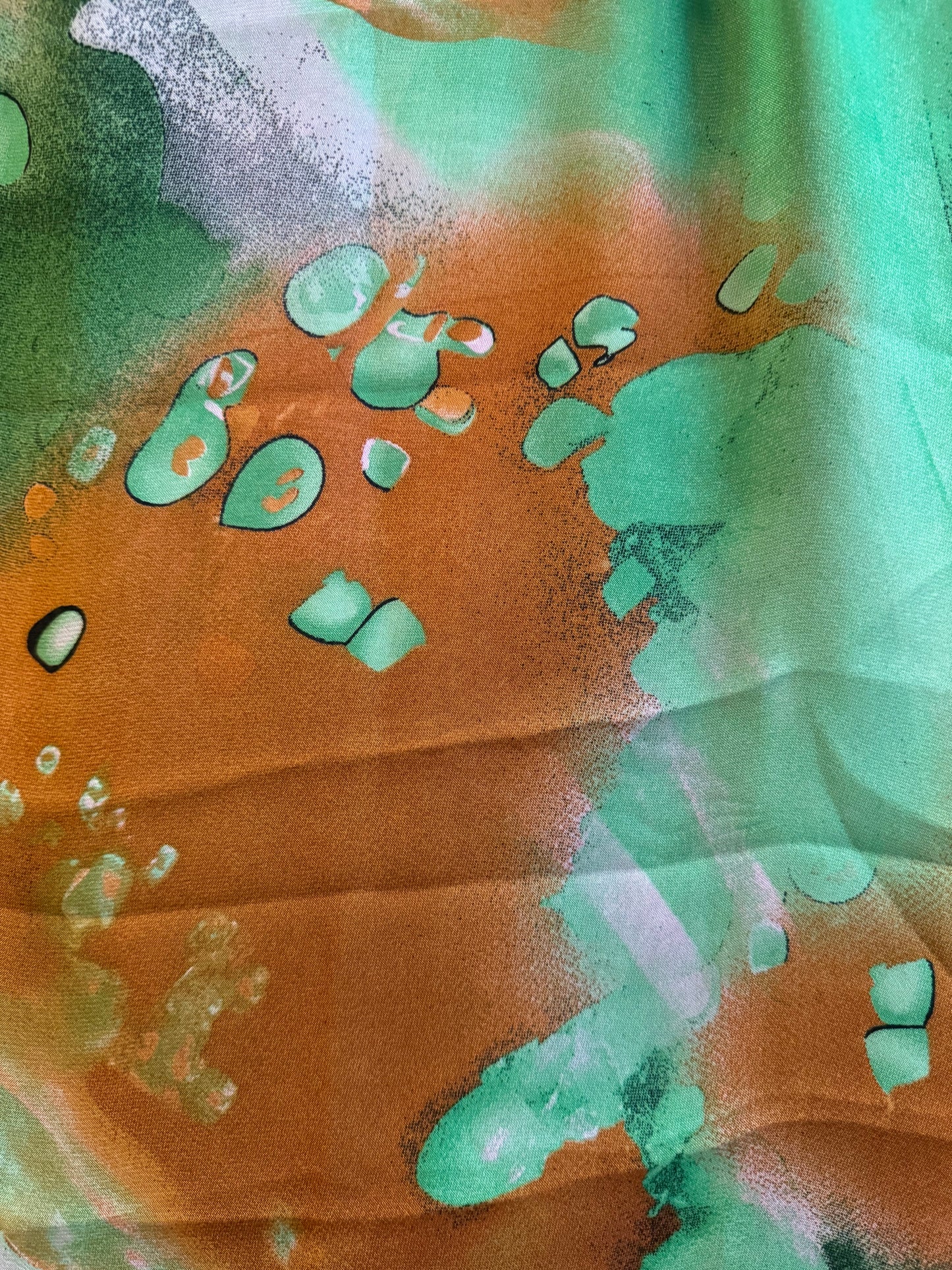 Classic Sea Lime Oceanic Glow Chiffon Hijab