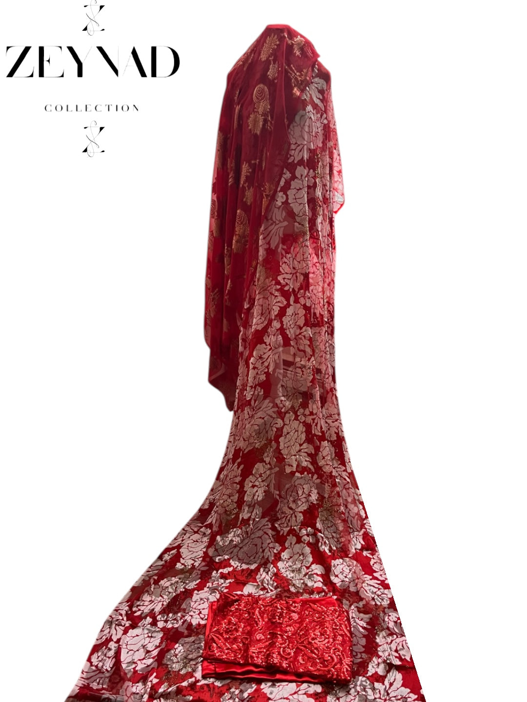 Noble red & white stone Dirac set