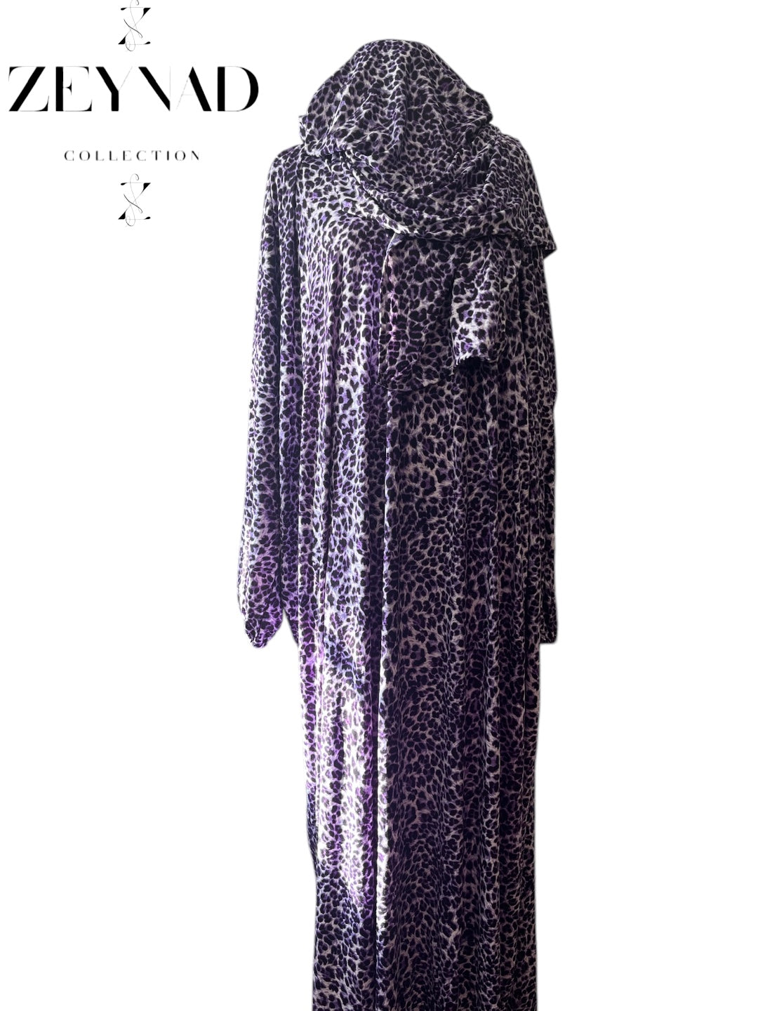 Purple Cheetah Print Prayer Set