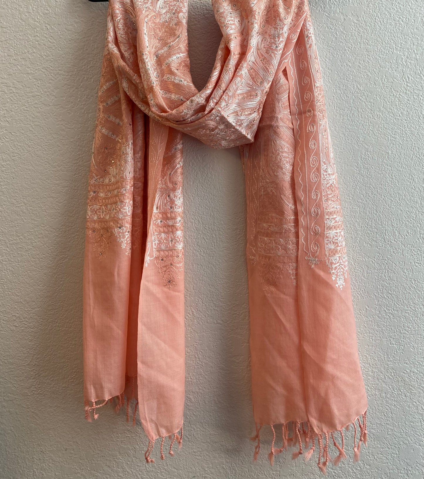 Pink Pashmina Hijab