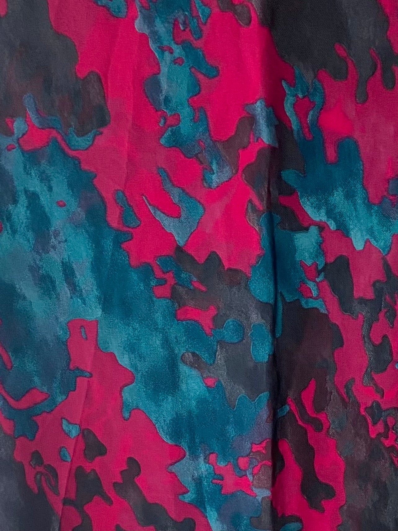 Sunshine blue & pink flash chiffon hijab