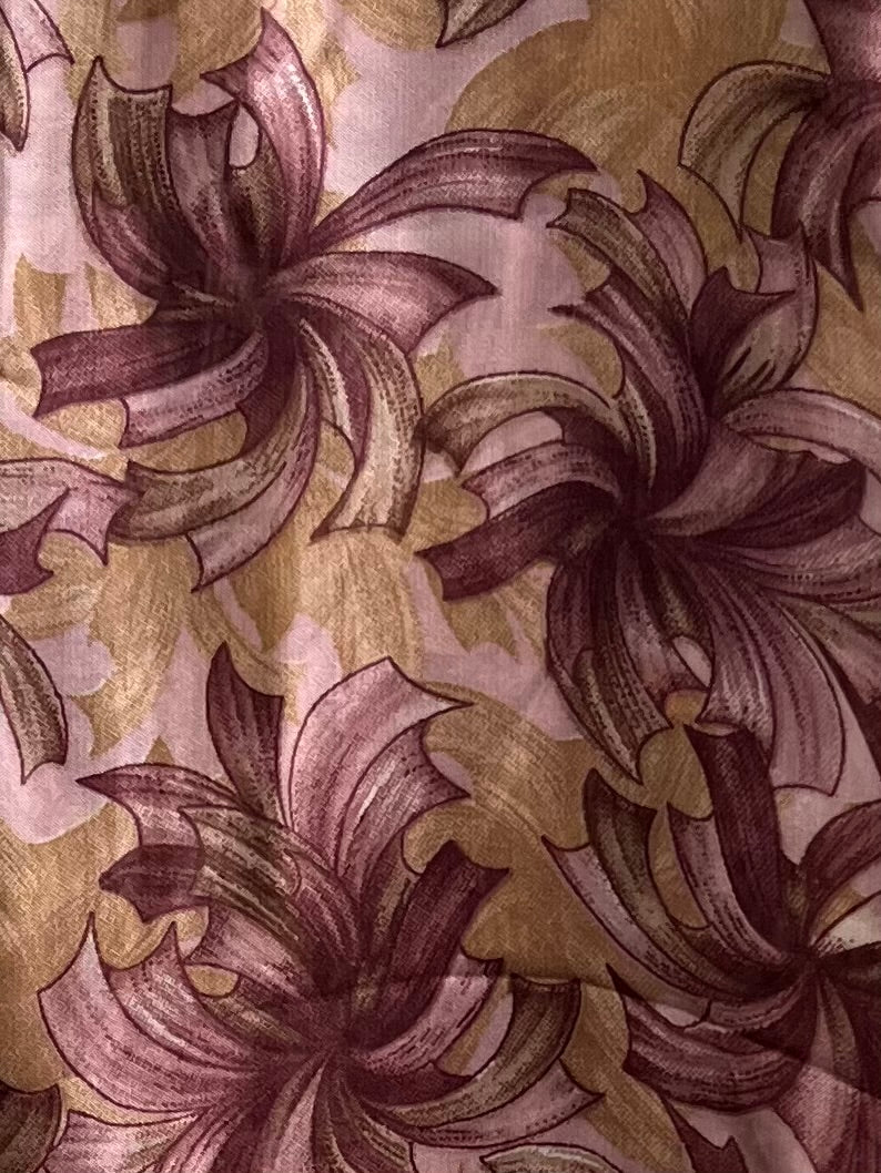 Vivid spring flow chiffon