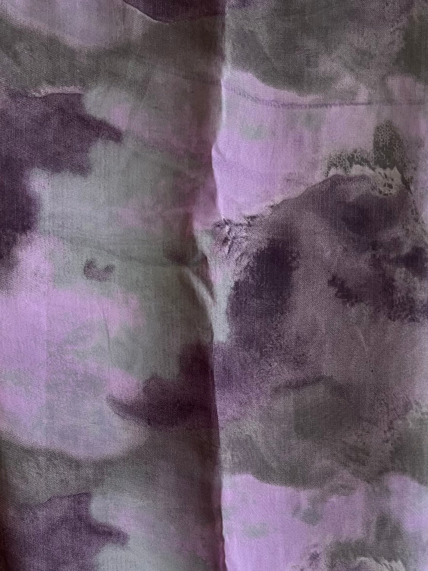 Vibrant purple forest chiffon hijab