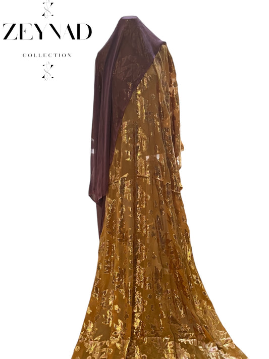 Fransawi pale pink & gold sparkling Dirac