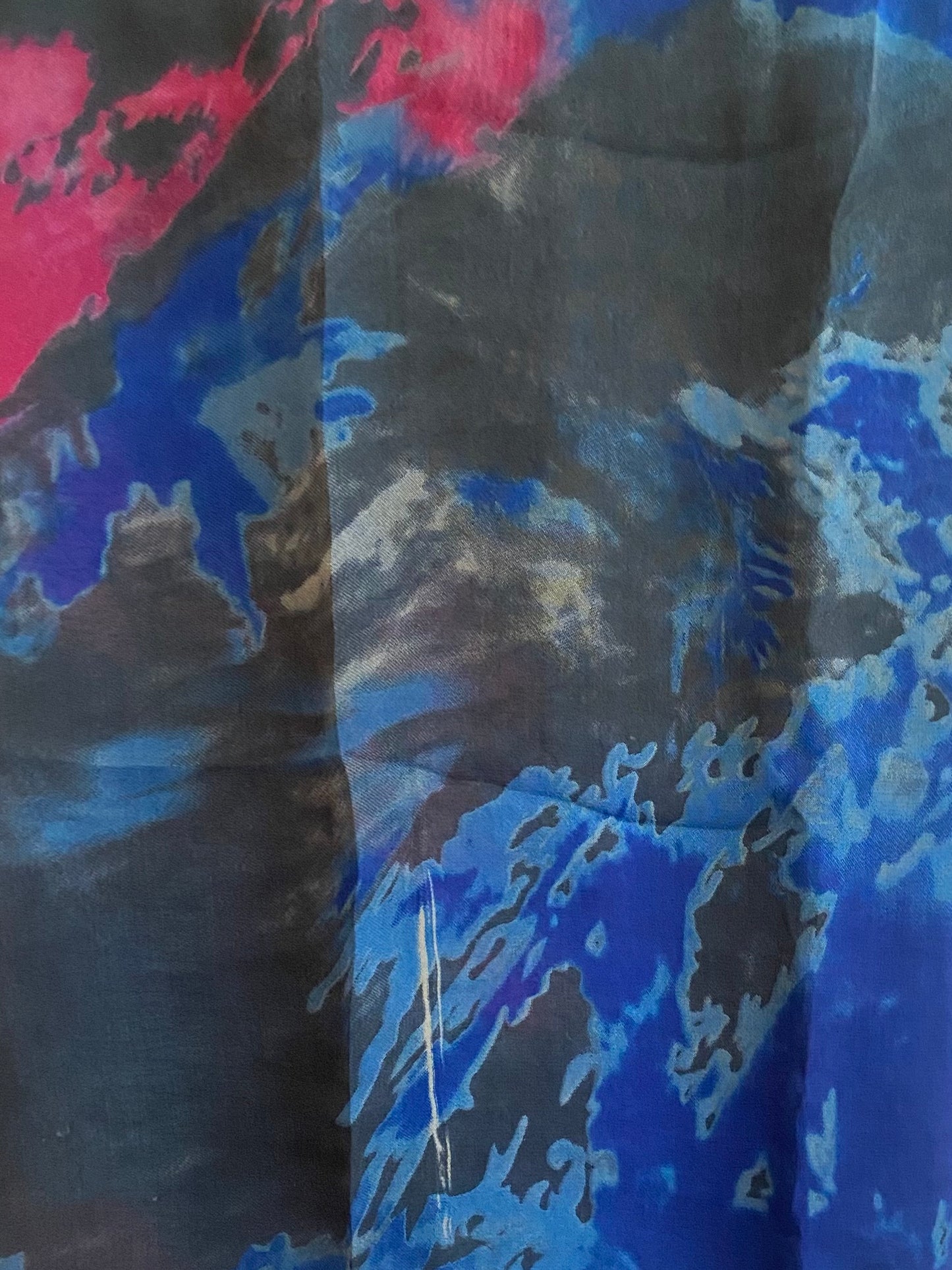 Blue Tinted Chiffon Hijab