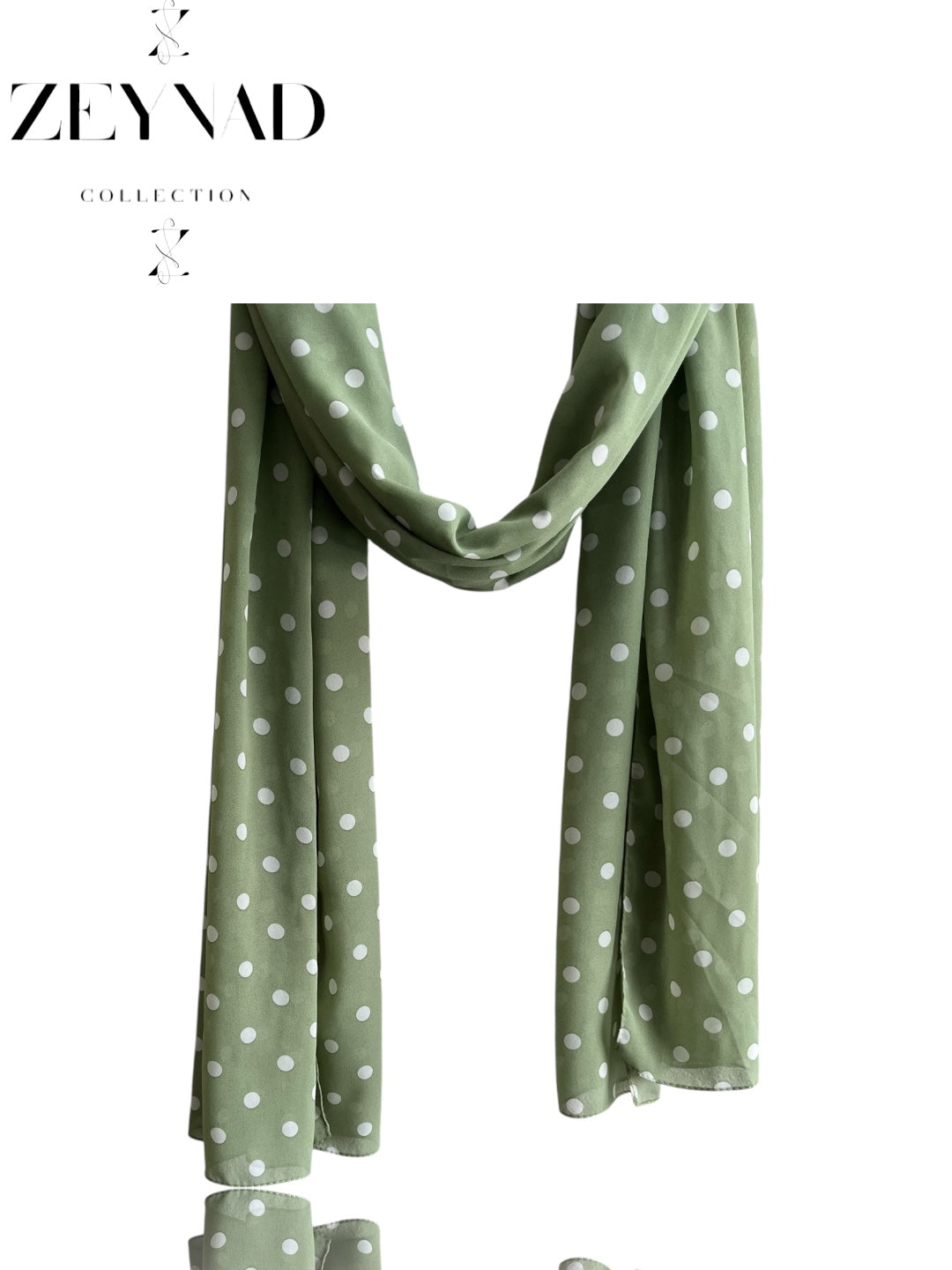 Emerald ZEYNAD polka dot print