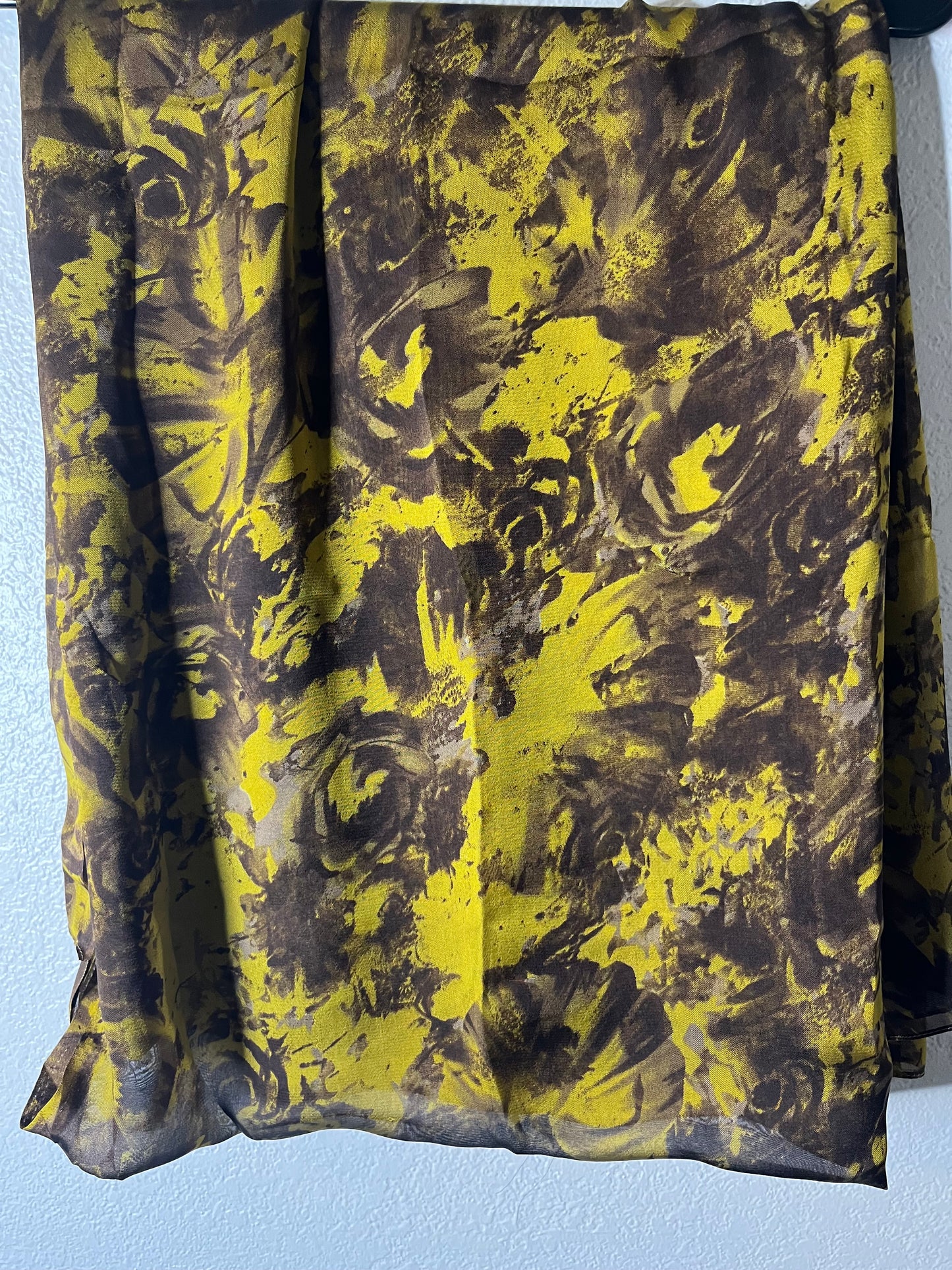 Yellow & Brown Mixture Camouflage Hijab