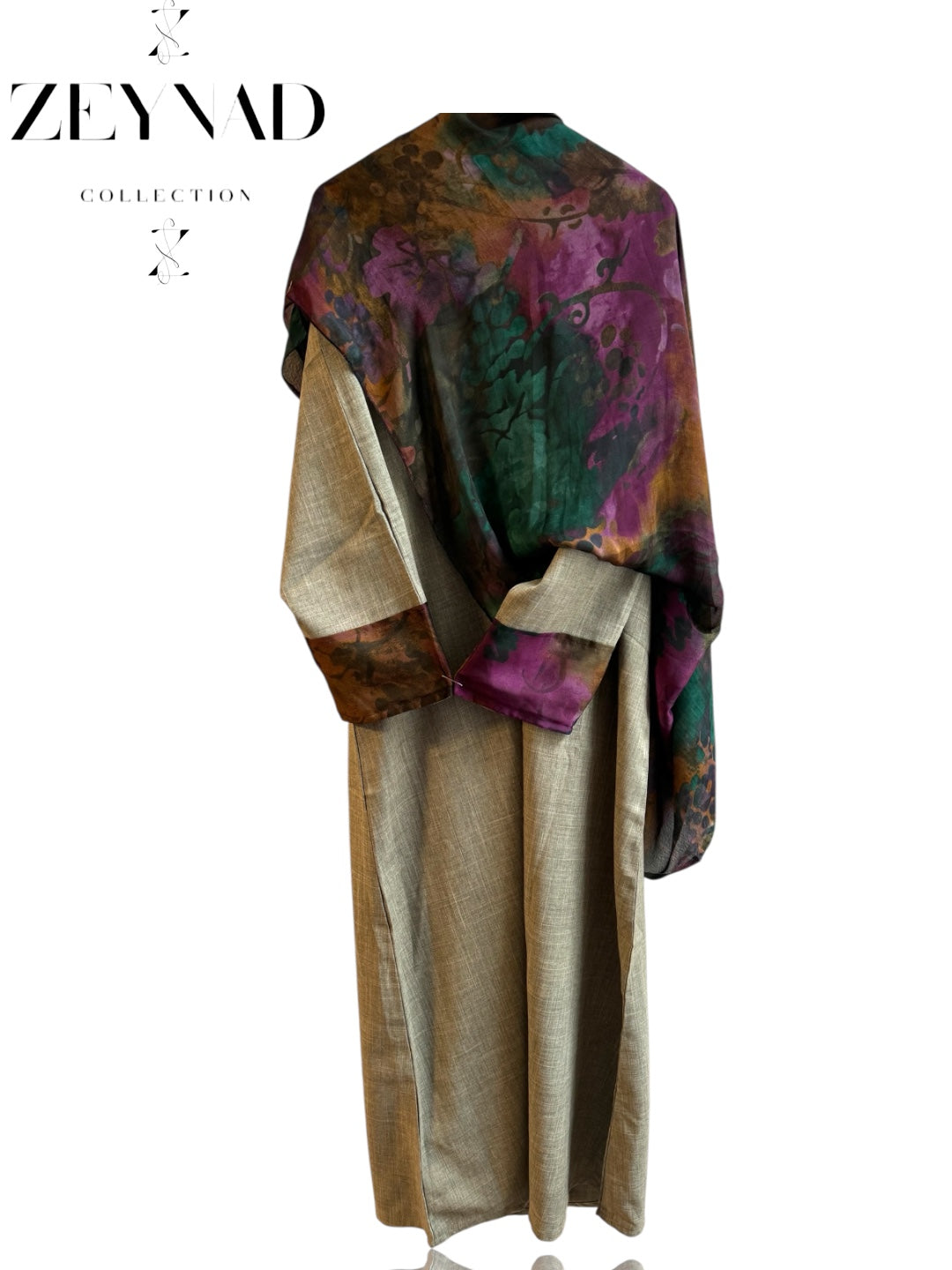 Starlight faded purple twilight matching dress & hijab set