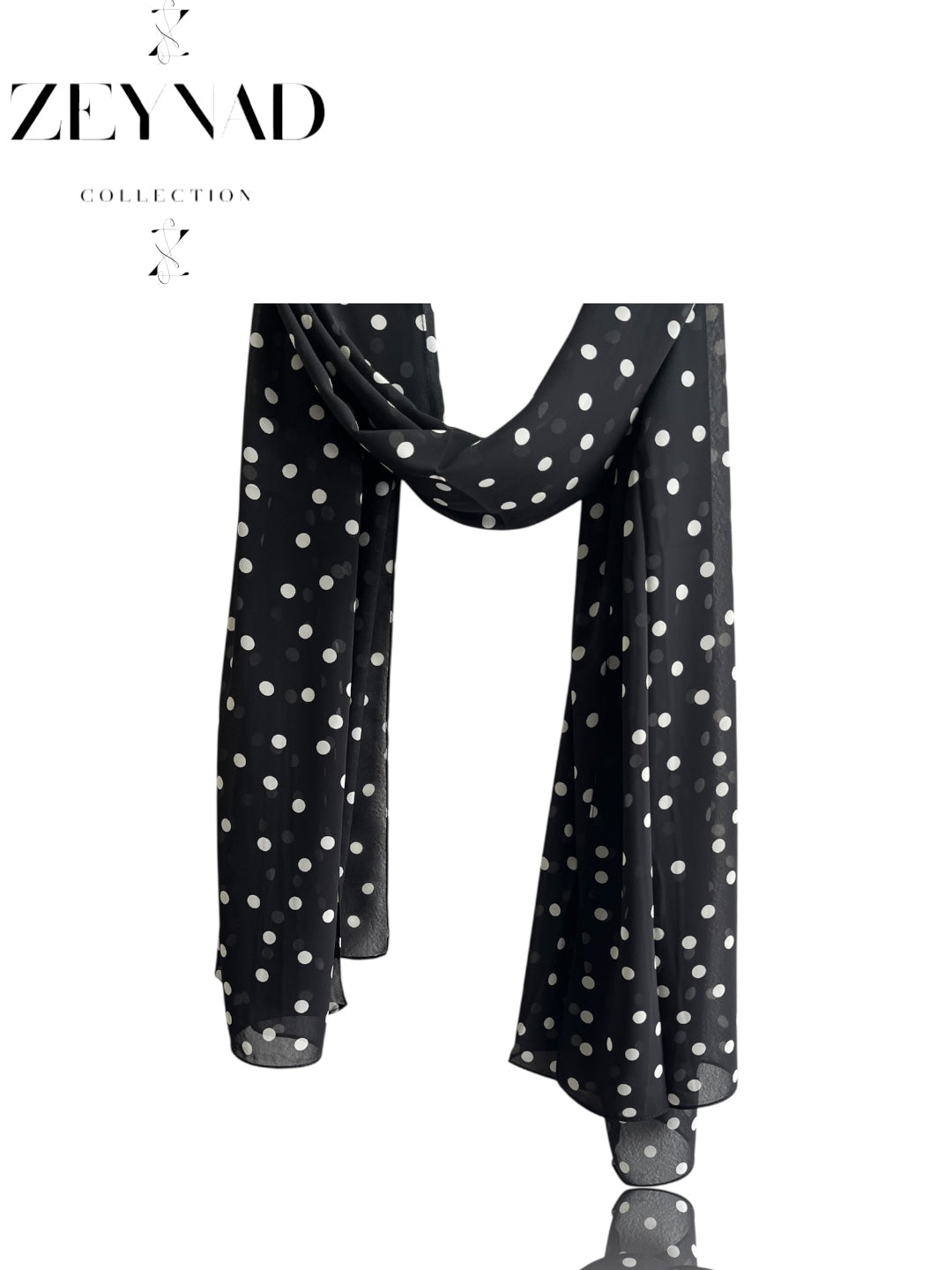 Midnight ZEYNAD polka dot print
