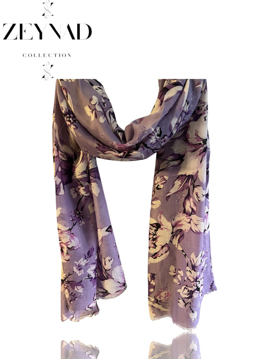 Light purple pastel serenity modal hijab