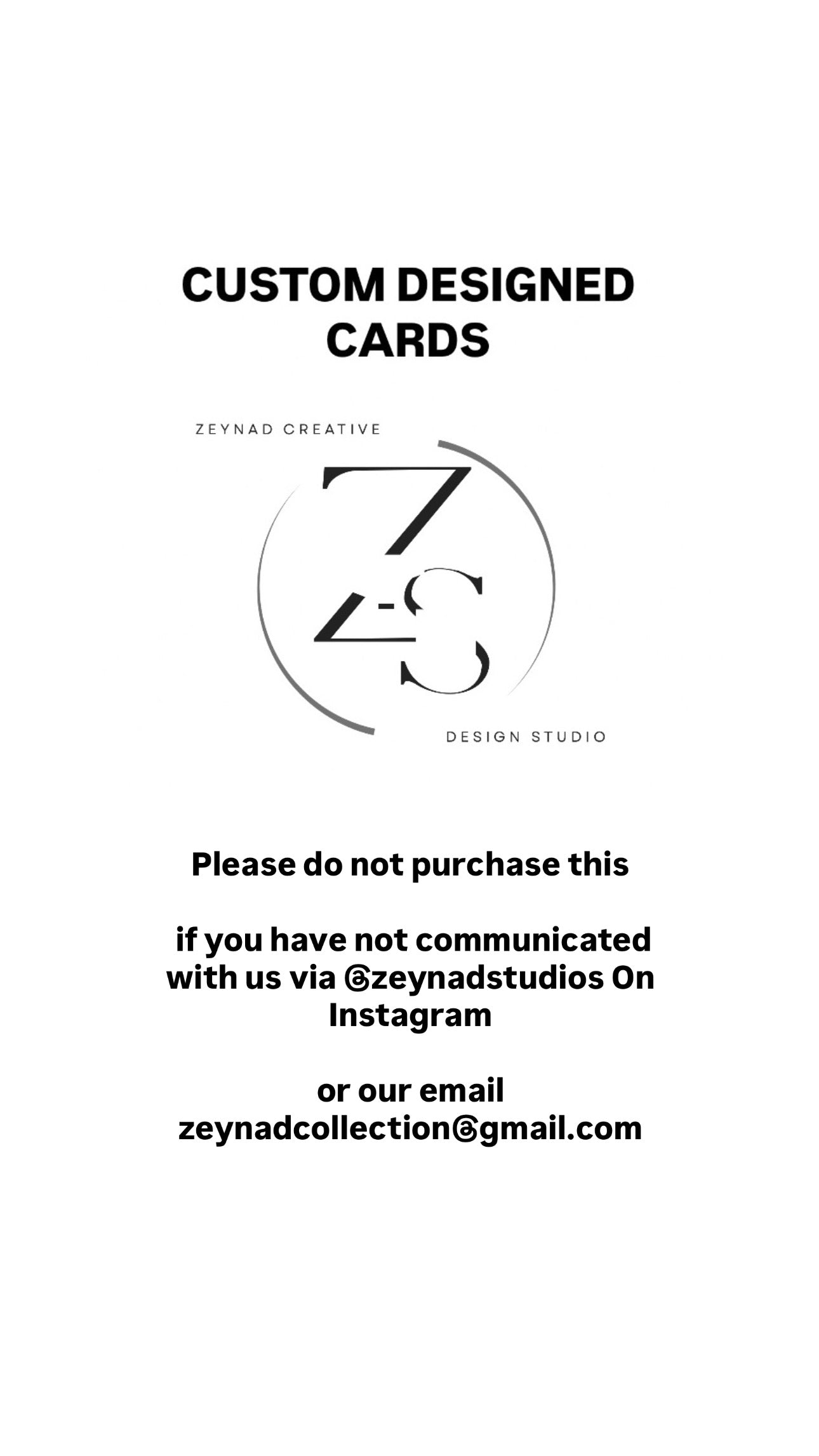 Custom designed logos & cards