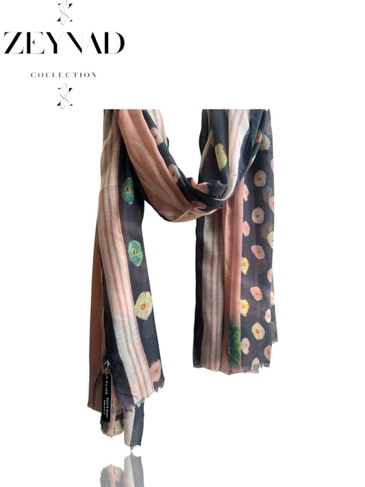 Pink Flow Dim Modal Hijab