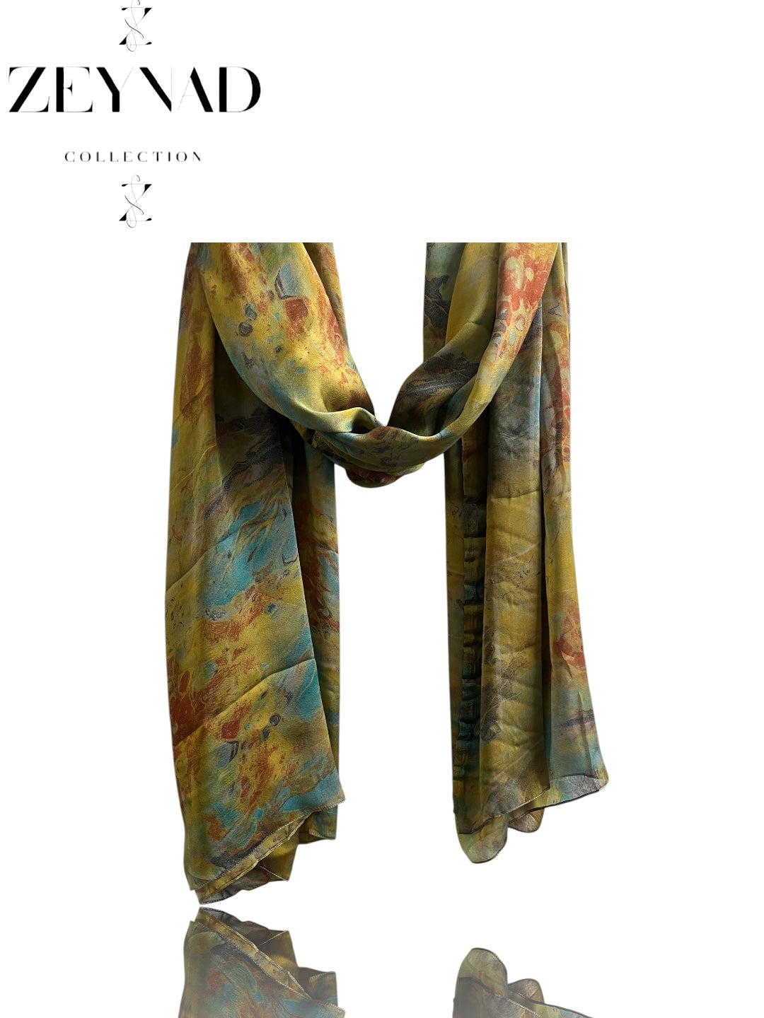Faded yellow ZEYNAD summer hijab