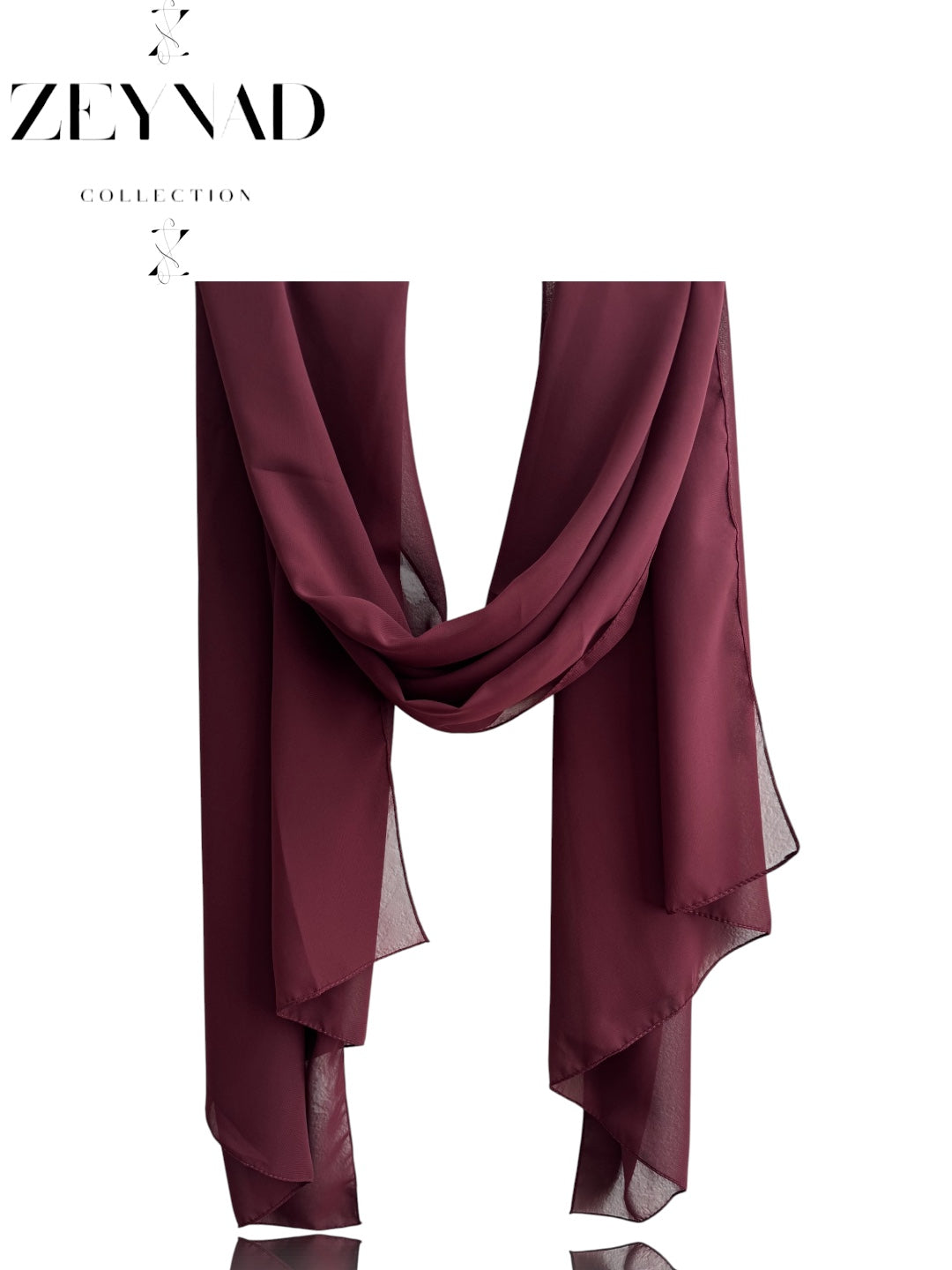 Burgundy lace ZEYNAD Abaya