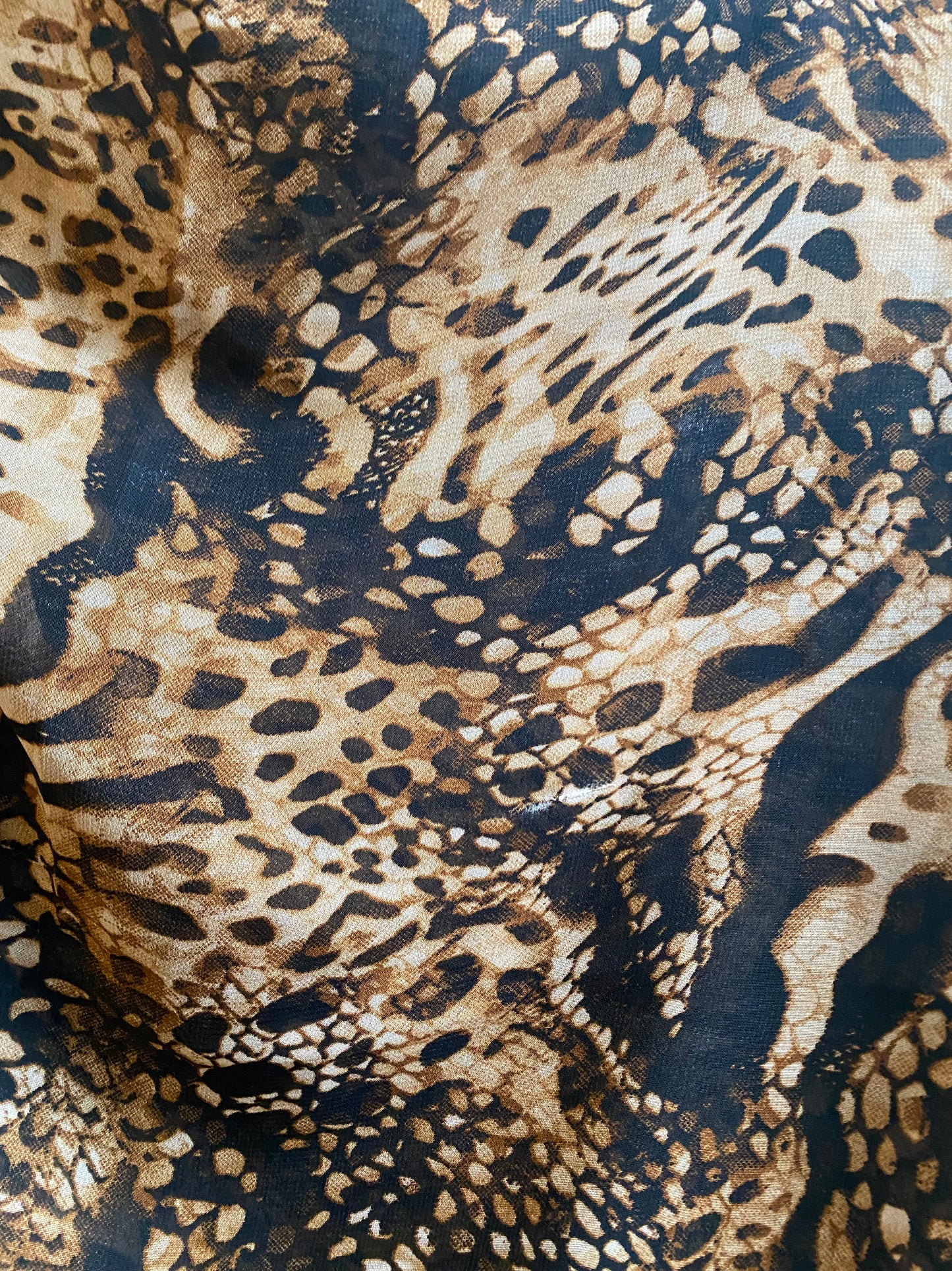 Brown & Tiger matching dress & hijab set