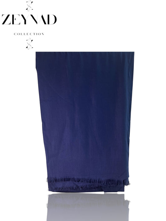 Navy Blue Soft Flowy Hijab