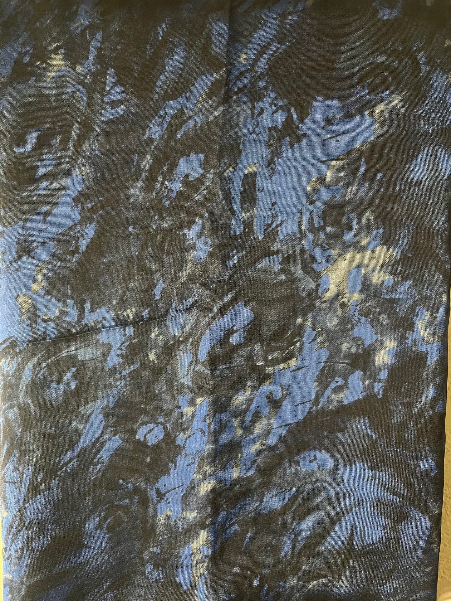 Dark Blue & Black Mixture Chiffon Hijab
