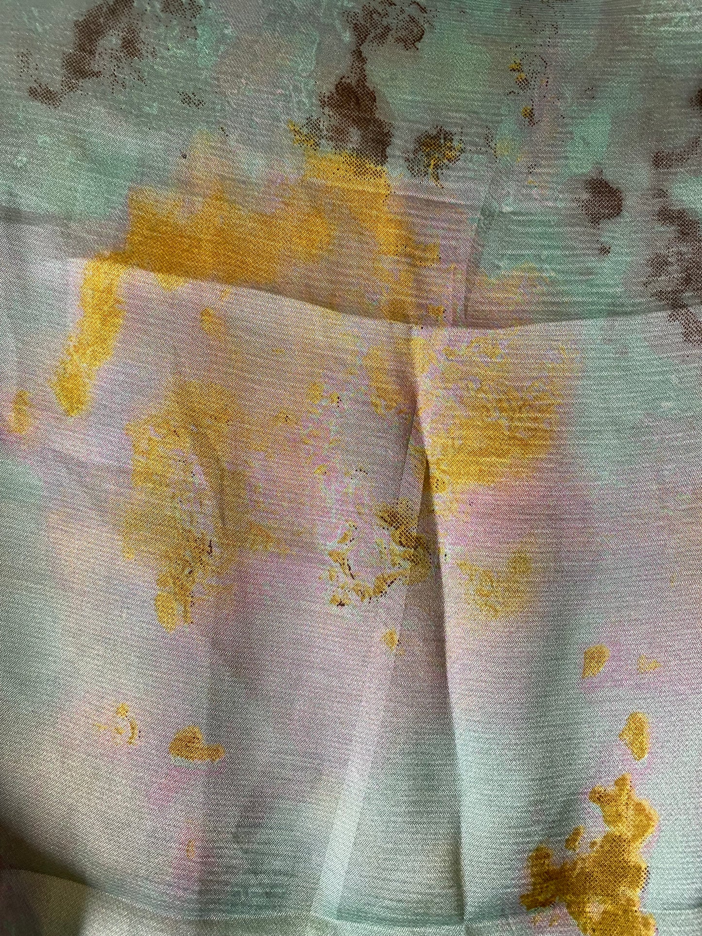 Light beige teal matching dress & hijab set