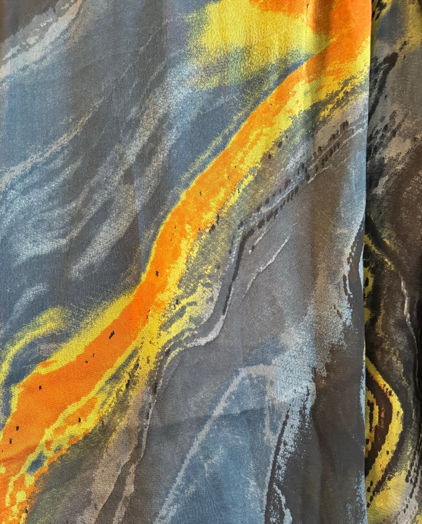 Yellow Ocean Glow Chiffon Hijab