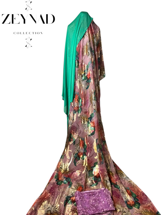 Teal & pink mirage Dirac set