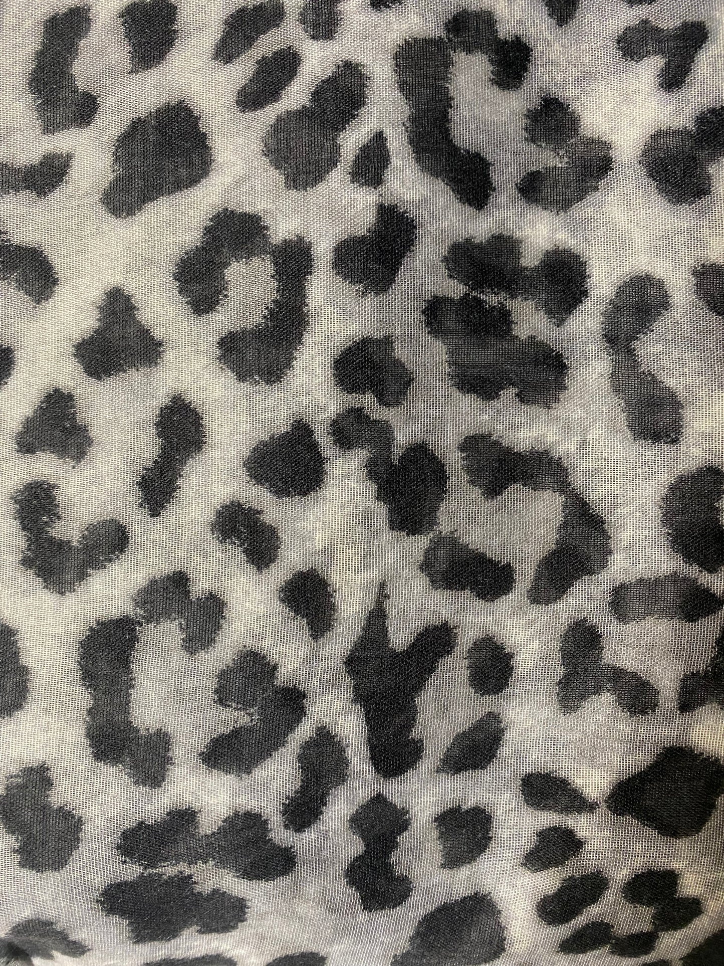 Light Blue sea cheetah Print