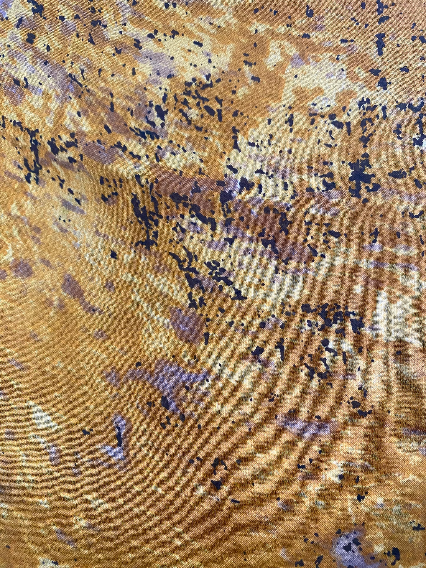 Yellow & Brown matching dress & hijab set