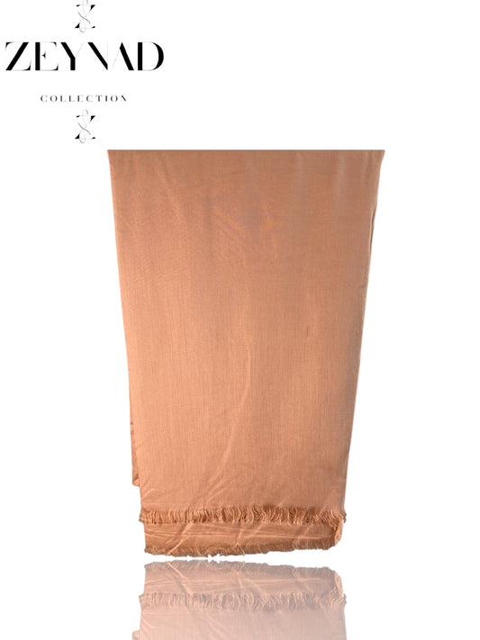 Pastel Orange Soft Flowy Hijab