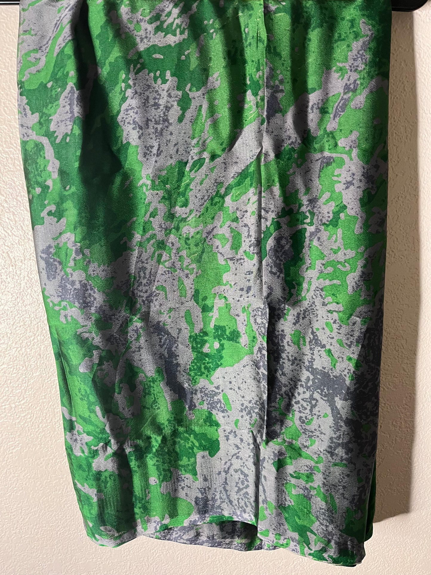 Green & Grey Camouflage Chiffon Hijab