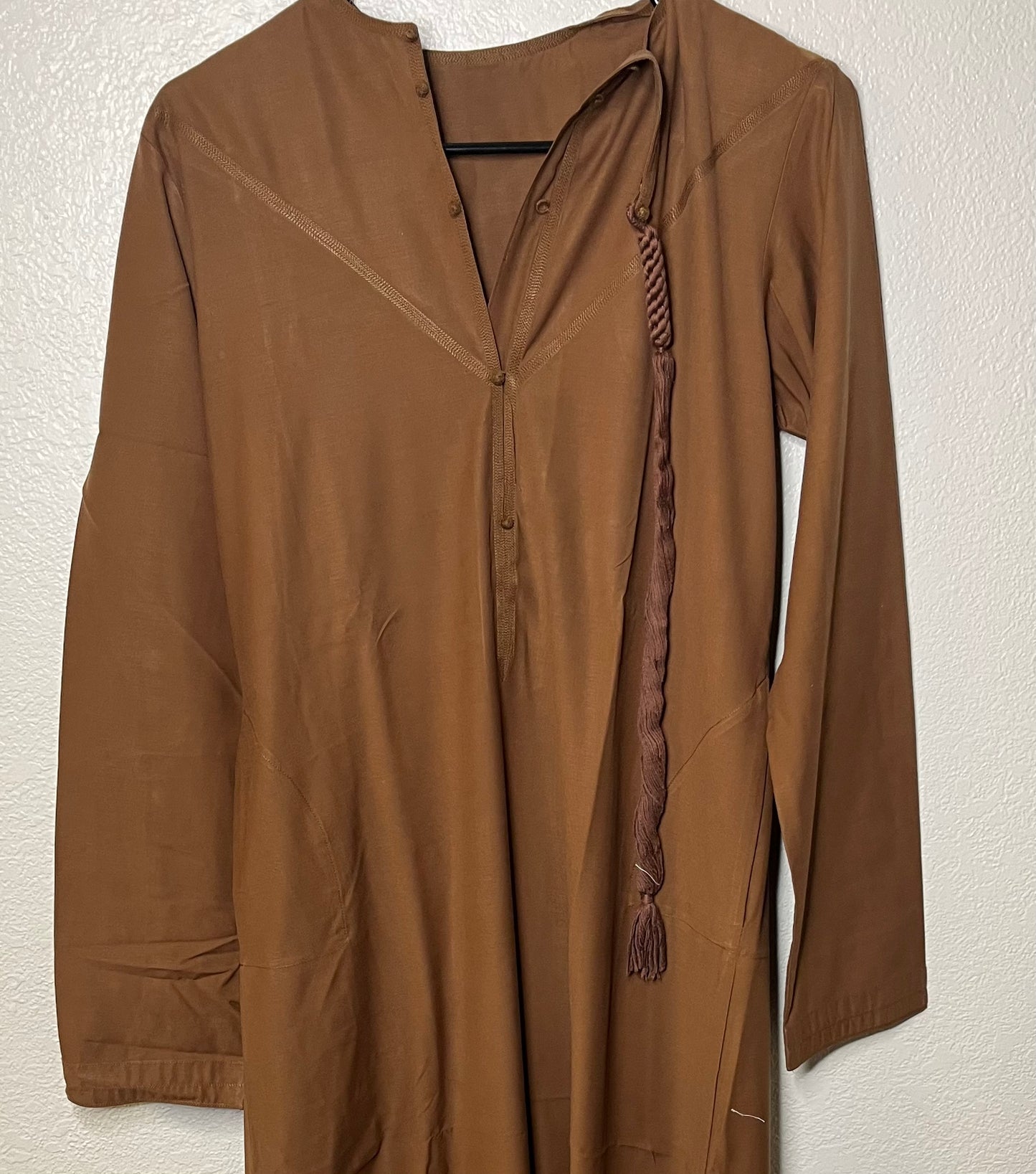 Brown Emirati Thobe (SLIM FIT)