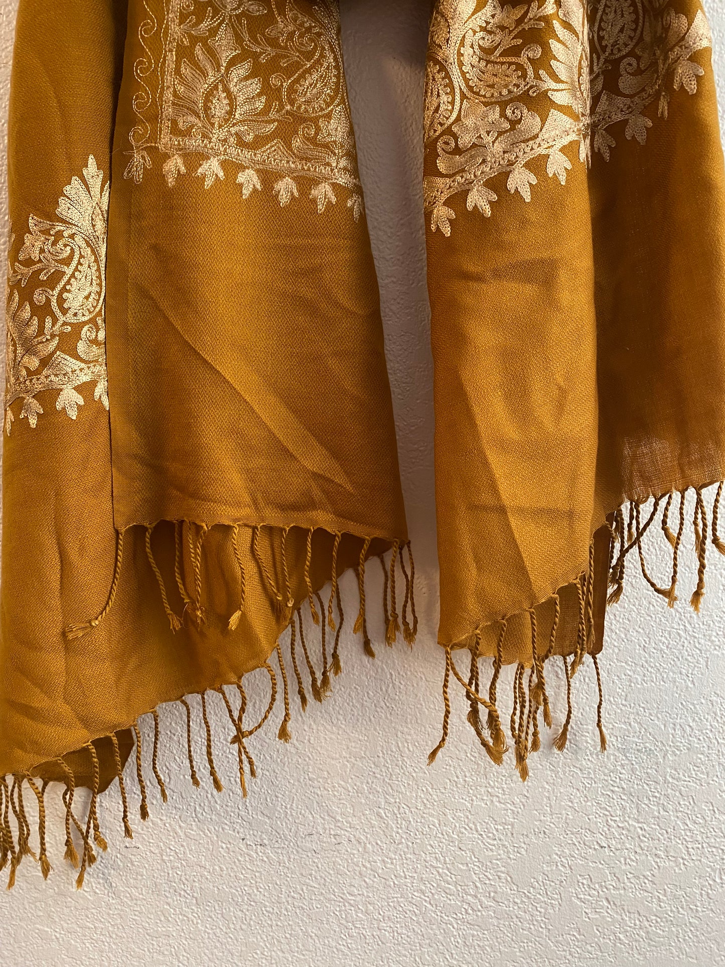 Orange Pashmina Hijab