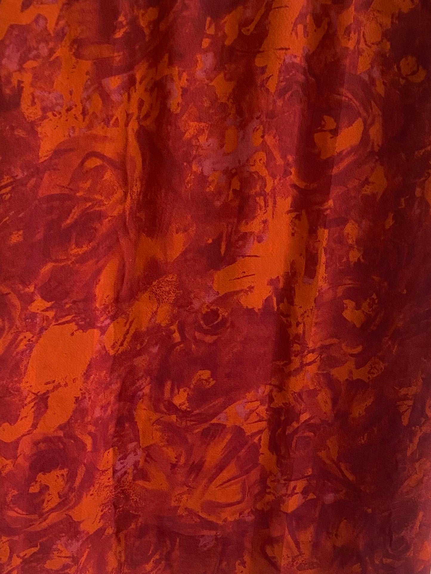 Red Tinted Chiffon Hijab