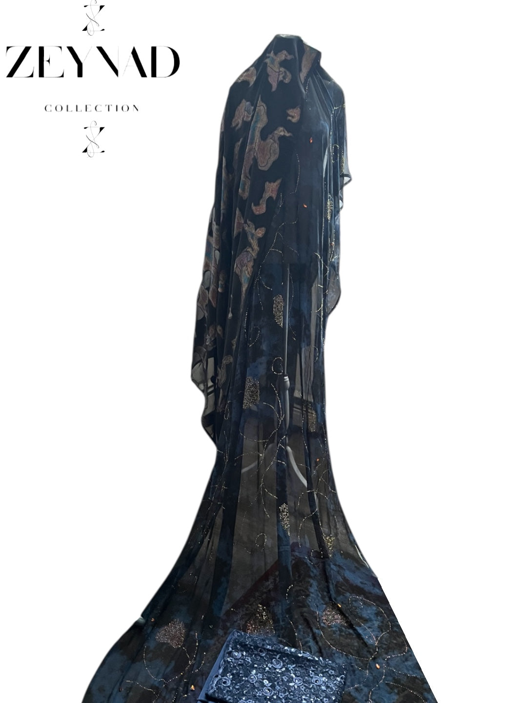 Noble dark blue & black stone Dirac set