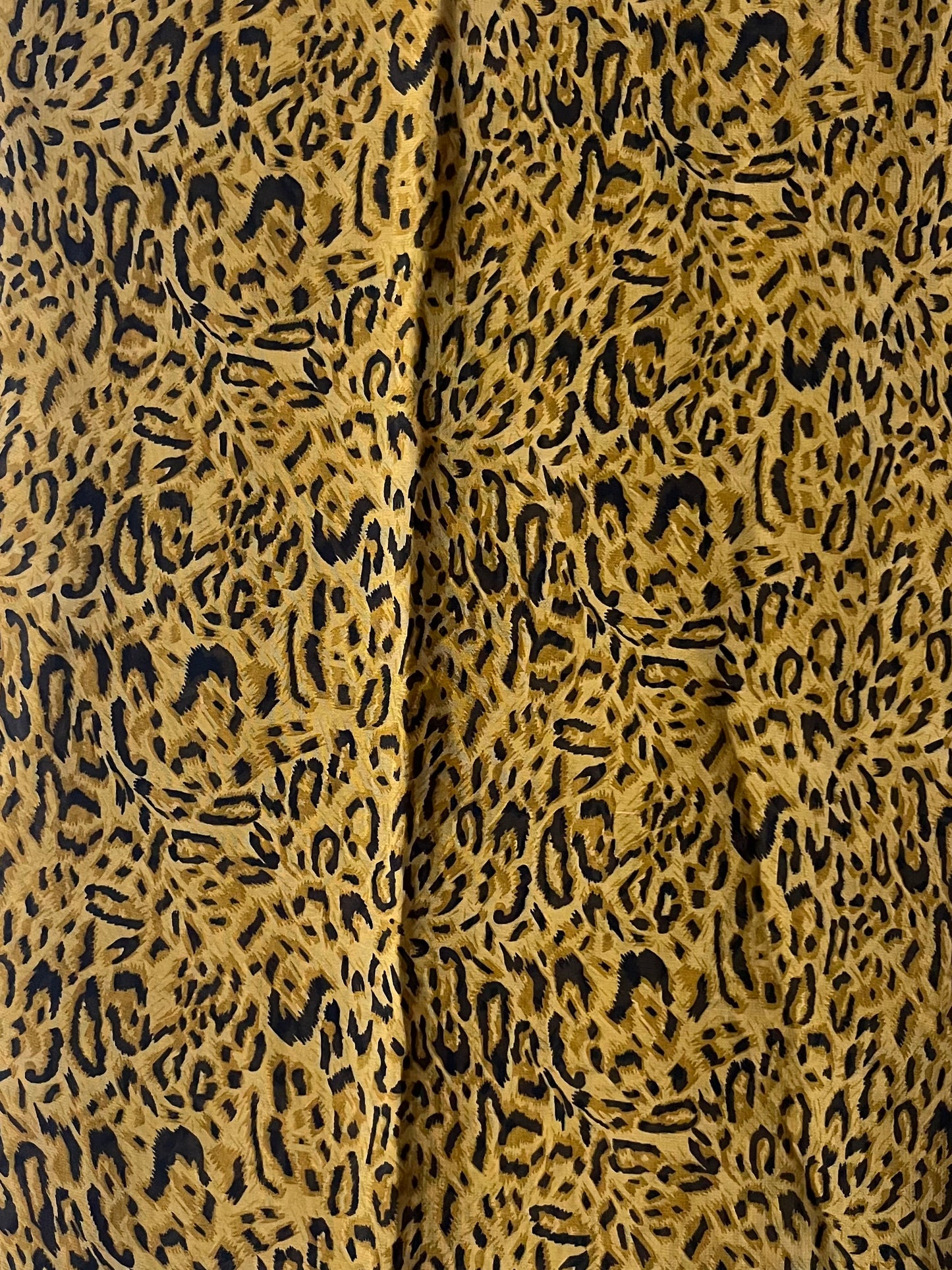 Arctic yellow snow leopard print hijab