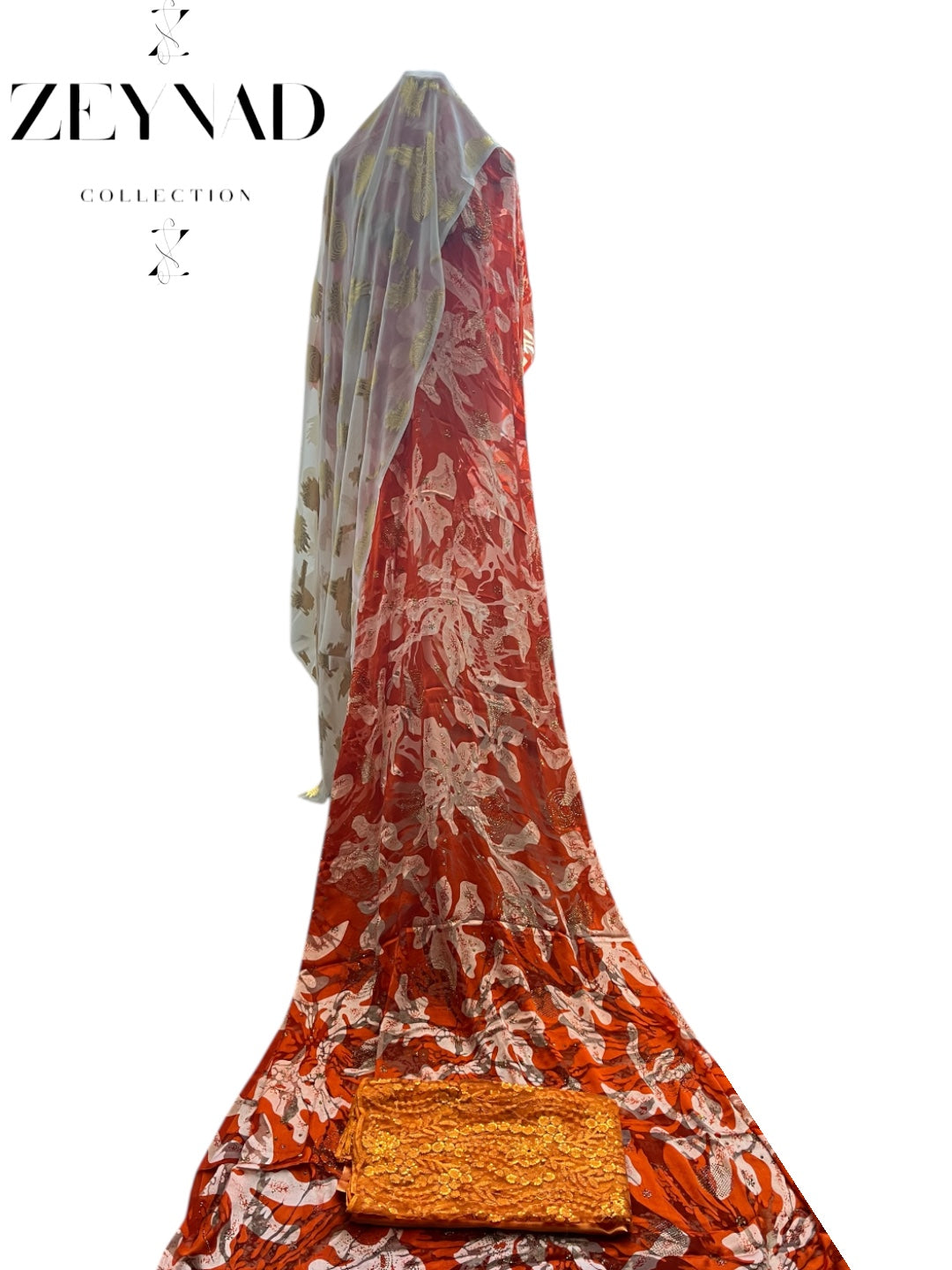 Noble white & red stone Dirac set
