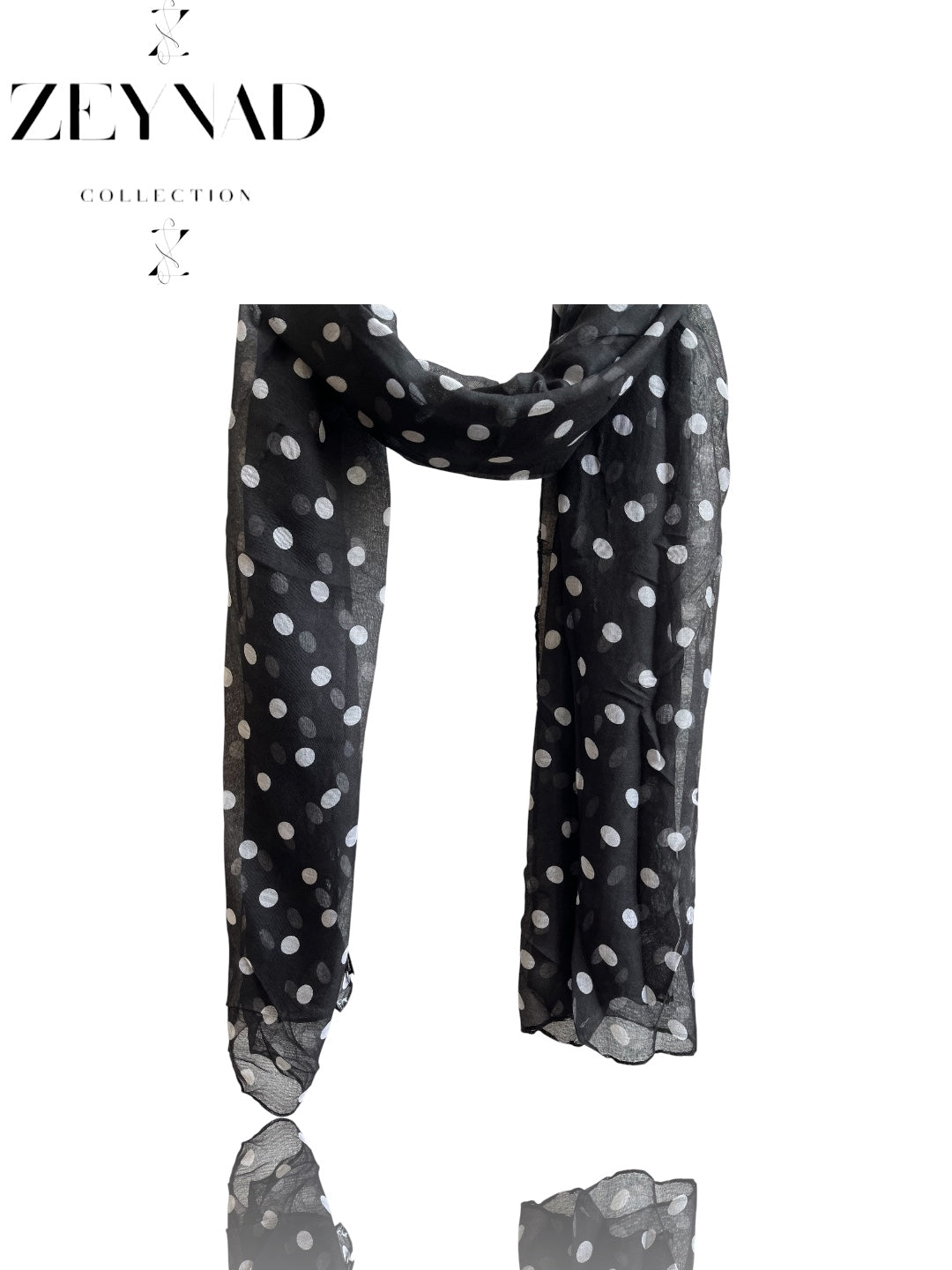 Midnight ZEYNAD modal polka dot