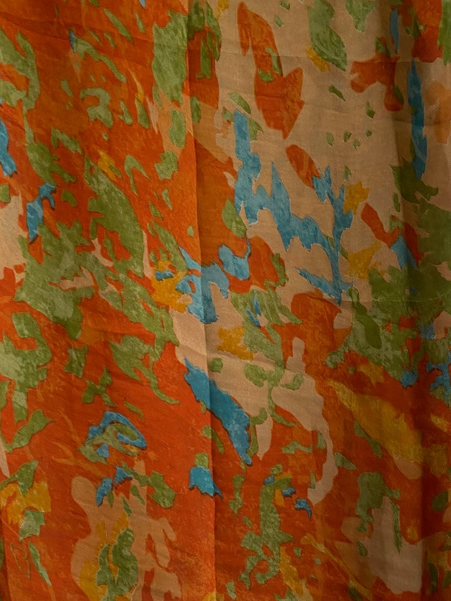 Orange Tinted Chiffon Hijab